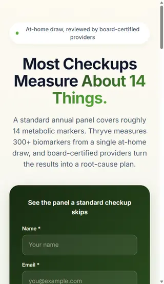 A checkup measures 14